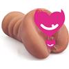 SuperLove Realistic Pussy Double Entry Masturbator
