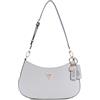 GUESS Noelle Borsa a spalla con cerniera sulla parte superiore, Grigio lavanda., taglia unica