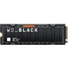 Western Digital WD_BLACK SN850X NVMe SSD con Dissipatore 2 TB SSD Interno (Memoria Gaming, Tecnologia PCIe Gen4, Lettura 7300 MB/s, Scrittura 6600 MB/s) Nero