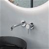 Fortis round rubinetto lavabo a parete, per corpo incasso Toya, 7820810PC, Brera; Toya cromo [Rubinetteria Bagno > Rubinetteria Lavabo]