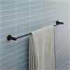 Duravit D-Code barra portasciugamani, 0099234600, D-Code nero opaco [Accessori Bagno > Portasciugamani]