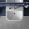 Duravit D-Code lavabo da semi-incasso, 24035500002, D-Code bianco [Lavabi > Lavabi da Semi-Incasso]