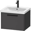 Duravit D-Code mobile sottolavabo, 1 scomparto estraibile, DC46650BD490000, D-Code [Mobili da Bagno > Mobili Lavabo]