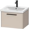 Duravit D-Code mobile sottolavabo, 1 scomparto estraibile, DC46650BD910000, D-Code [Mobili da Bagno > Mobili Lavabo]