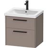 Duravit D-Code mobile sottolavabo, 2 scomparti estraibili, DC46700BD430000, D-Code [Mobili da Bagno > Mobili Lavabo]