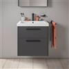 Duravit D-Code mobile sottolavabo, 2 scomparti estraibili, DC46700BD490000, D-Code [Mobili da Bagno > Mobili Lavabo]