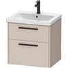 Duravit D-Code mobile sottolavabo, 2 scomparti estraibili, DC46700BD910000, D-Code [Mobili da Bagno > Mobili Lavabo]