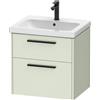 Duravit D-Code mobile sottolavabo, 2 scomparti estraibili, DC46700BDHH0000, D-Code [Mobili da Bagno > Mobili Lavabo]