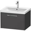 Duravit D-Code mobile sottolavabo, 1 scomparto estraibile, DC4666010490000, D-Code [Mobili da Bagno > Mobili Lavabo]