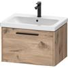 Duravit D-Code mobile sottolavabo, 1 scomparto estraibile, DC46660BD550000, D-Code [Mobili da Bagno > Mobili Lavabo]