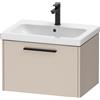 Duravit D-Code mobile sottolavabo, 1 scomparto estraibile, DC46660BD910000, D-Code [Mobili da Bagno > Mobili Lavabo]