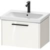 Duravit D-Code mobile sottolavabo, 1 scomparto estraibile, DC46660BD220000, D-Code [Mobili da Bagno > Mobili Lavabo]