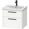 Duravit D-Code mobile sottolavabo, 2 scomparti estraibili, DC46710BD180000, D-Code [Mobili da Bagno > Mobili Lavabo]