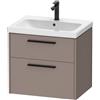 Duravit D-Code mobile sottolavabo, 2 scomparti estraibili, DC46710BD430000, D-Code [Mobili da Bagno > Mobili Lavabo]