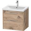 Duravit D-Code mobile sottolavabo, 2 scomparti estraibili, DC4671010550000, D-Code [Mobili da Bagno > Mobili Lavabo]
