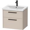 Duravit D-Code mobile sottolavabo, 2 scomparti estraibili, DC46710BD910000, D-Code [Mobili da Bagno > Mobili Lavabo]