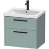 Duravit D-Code mobile sottolavabo, 2 scomparti estraibili, DC46710BDHG0000, D-Code [Mobili da Bagno > Mobili Lavabo]