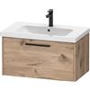 Duravit D-Code mobile sottolavabo, 1 scomparto estraibile, DC46670BD550000, D-Code [Mobili da Bagno > Mobili Lavabo]