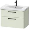 Duravit D-Code mobile sottolavabo, 2 scomparti estraibili, DC46720BDHH0000, D-Code [Mobili da Bagno > Mobili Lavabo]