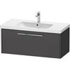 Duravit D-Code mobile sottolavabo, 1 scomparto estraibile, DC4668010490000, D-Code [Mobili da Bagno > Mobili Lavabo]