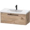 Duravit D-Code mobile sottolavabo, 1 scomparto estraibile, DC46680BD550000, D-Code [Mobili da Bagno > Mobili Lavabo]