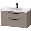 Duravit D-Code mobile sottolavabo, 2 scomparti estraibili, DC46730BD430000, D-Code [Mobili da Bagno > Mobili Lavabo]