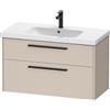 Duravit D-Code mobile sottolavabo, 2 scomparti estraibili, DC46730BD910000, D-Code [Mobili da Bagno > Mobili Lavabo]