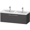 Duravit D-Code mobile sottolavabo, 1 scomparto estraibile, DC4669010490000, D-Code [Mobili da Bagno > Mobili Lavabo]