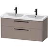 Duravit D-Code mobile sottolavabo, 2 scomparti estraibili, DC46740BD430000, D-Code [Mobili da Bagno > Mobili Lavabo]