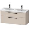 Duravit D-Code mobile sottolavabo, 2 scomparti estraibili, DC46740BD910000, D-Code [Mobili da Bagno > Mobili Lavabo]