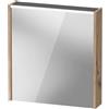 Duravit D-Code armadietto a specchio, 1 anta, DC7105R55552000, D-Code [Armadietti a Specchio > Armadietti a Specchio]