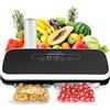 NutriChef Macchina Sottovuoto Alimenti, Sigillatrice Automatica per Cibi Secchi e Umidi, Design Compatto, Indicatori LED, Testata in Laboratorio, con Kit di Accessori e Sacchetti Inclusi