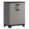 Keter Armadio in resina basso keter sistema new grigio, 68x39x90 cm