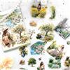 Ta Merry Adesivi Scrapbooking Stickers Accessori 20 Fogli Bullet Journal Sticker Aesthetic Sticker per Journaling,Album Fai Da Te(Travel Series2)
