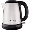 Moulinex BY540D10 Bollitore Elettrico 2200w lt1,7 Preparazione Colazione Arredo tavola, 2000 W, 7 Cups, 1 Decibel, Inossidabile, Acciaio e Nero