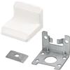 AERZETIX - C74776 - Set di 10 staffe di fissaggio per superiore da cucina con copertura in plastica - raccordo per sospensione a parete - in acciaio - colore bianco