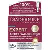 Diadermine - Crema da giorno esperto - Trattamento Repellente Giorno con Acido Ialuronico - Bersaglio le rughe - Liscia intensamente - Pelle matura e secca - Attivo Ialuronico - Vaso da 50 ml