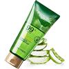 the SAEM Gel di Aloe Vera Naturale 100% per Viso, Corpo e Capelli - Crema Idratante, Cura dopo il Sole, Rinfresca e lenisce la pelle - 300 ml
