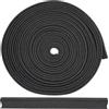 Aerzetix - C72051 - Nastro bordatore sbieco Banda Decorativa 4.5 Metri x 10mm - in Poliestere 50% e Cotone 50% - Colore Grafite - passamaneria gallone Vestiti Cuscini trapunte