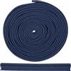 Aerzetix - C72056 - Nastro bordatore sbieco Banda Decorativa 4.5 Metri x 10mm - in Poliestere 50% e Cotone 50% - Colore Blu Scuro - passamaneria gallone Vestiti Cuscini trapunte