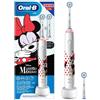 PROCTER & GAMBLE Oral-b Spazzolino Elettrico Ricaricabile Junior Minnie +6 Anni, 2 Testine, 1 Spazzolino