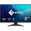 EIZO Monitor EIZO FlexScan EV2740X-BK LED display 68,6 cm (27") 3840 x 2160 Pixel 4K Ultra HD LCD Nero [EV2740X-BK]