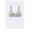 Tezenis Reggiseno Triangolo Leggermente Imbottito Cotone Organico London Donna Grigio