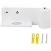 Fafeicy Interfaccia USB per Applique da Parete a LED con Ricarica Wireless per Soggiorno, Camera da Letto, da 85 a 265 V (Bianco a destra)