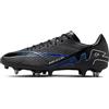 NIKE Zoom Vapor 15 Acad SG-PRO AC, Basso Uomo, Black Chrome Hyper Royal, 44 EU