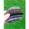 FLUORITE ARCOBALENO Hunan piastra lucidata 11 cm qualità AAA protezione energia