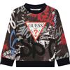 guess n5rq03ka6r4 - Maglieria Bambino - guess Nero/marrone