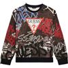 guess l5rq03ka6r4 - Maglieria Bambino - guess Nero/marrone