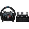 Logitech G Volante Logitech G G29 Driving Force - Pedali Regolabili, Ritorno di Forza Reale, Volante in Pelle, PS5, PS4, PC, Mac