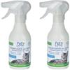 PET LOVE Spray Disabituante Repellente Anti Urina per Gatti - da Esterno o Interno - 700 ml (2 Confezioni)